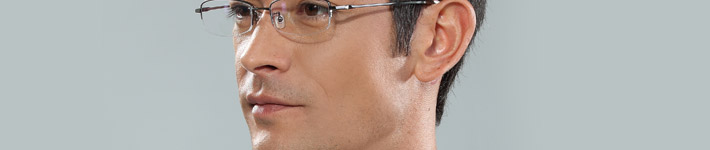 9816枪色眼镜架模特图片