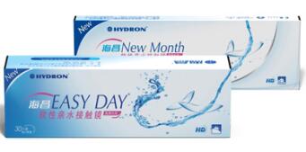 2、海昌HD系列隐形眼镜：高清视界，水润清透