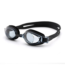 亿超 近视游泳镜 YC005灰蓝 带度数的游泳镜 防雾防水潜水镜