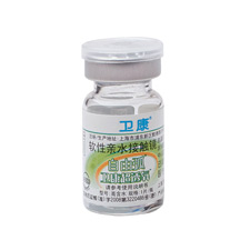 卫康 自由弧 超透氧高含水量 年抛型1片装 常规颜色 隐形眼镜