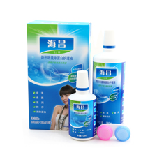 海昌亮洁II代隐形眼镜护理液360ML120ML 多功能除蛋白送双联盒