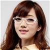 亿超 FB6003 C11白 合金 眼镜架 镜架男女 时尚 全框近视眼镜