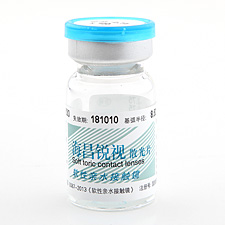 海昌 锐视 近视散光定制 透明无色 年抛1片装 近视隐形眼镜