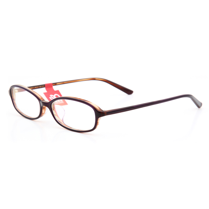 亿超FB5027板材C5棕色 女士潮款 休闲全框 薄片板材系列 眼镜