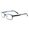 亿超BCT9065C156黑框蓝腿 新品 商务男士 中码钛板 全框眼镜