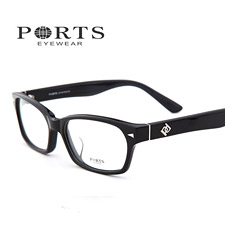 PORTS 宝姿 眼镜框 近视眼镜板材圆框男女款 PM9210黑色