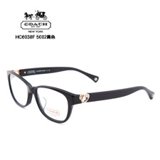 新品2014 蔻驰女士潮款HC6038F板材5002黑色近视眼镜