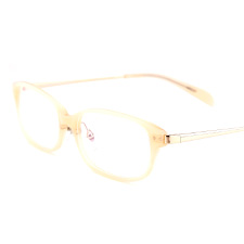 新品亿超FB5029 女士休闲 轻板材简约大码全框近视眼镜 C8乳白