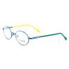 亿超2023c69蓝色休闲合金儿童全框小码近视框架眼镜