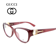 古驰GUCCI板材GG3728/F紫色0D0全框女士近视眼镜框架