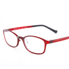 亿超钨碳FB0013暗红色C20潮款女士近视眼镜架