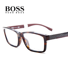 BOSS板材 0657/F玳瑁色HXF均码男士近视眼镜架