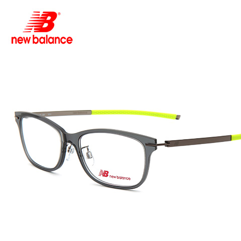 新百伦 NB09003 男女通用 眼镜框 灰绿C01