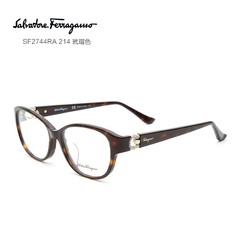 菲拉格慕 SF2744RA 男女通用 眼镜框 214玳瑁