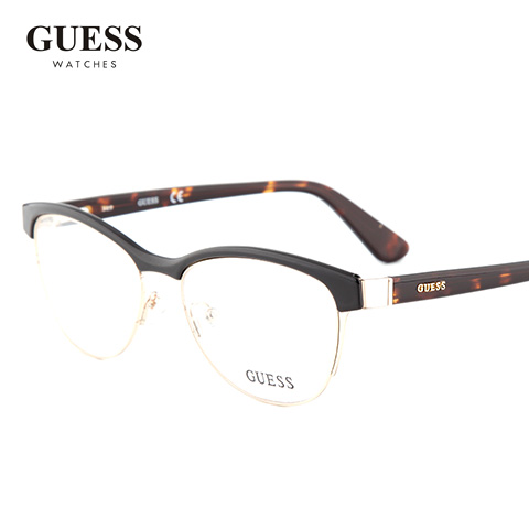 GUESS GU2523 女士 眼镜框 001黑金