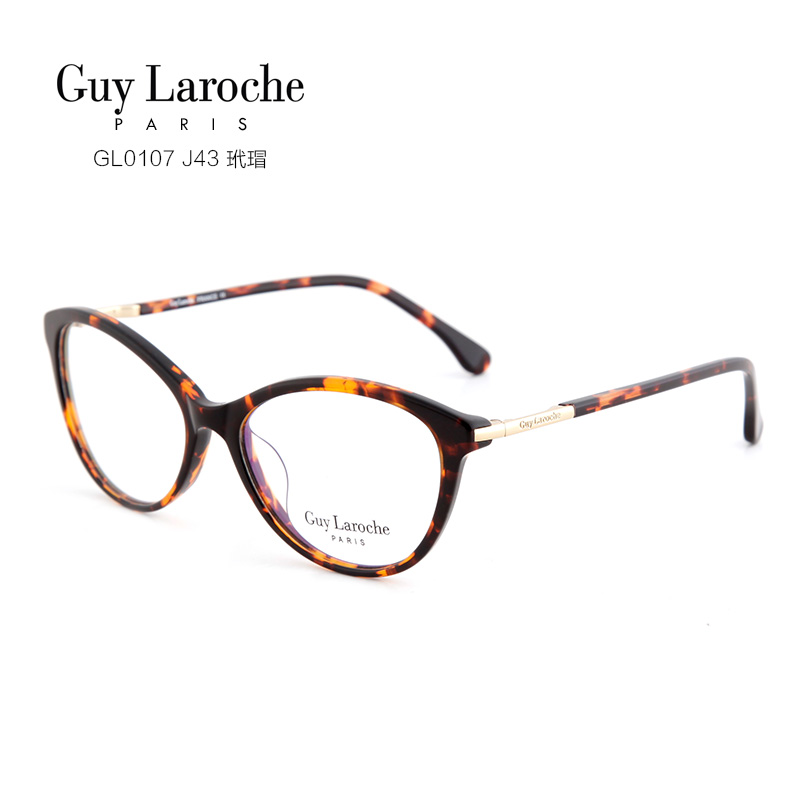 姬龙雪 GL0107 女士 眼镜框 J43玳瑁