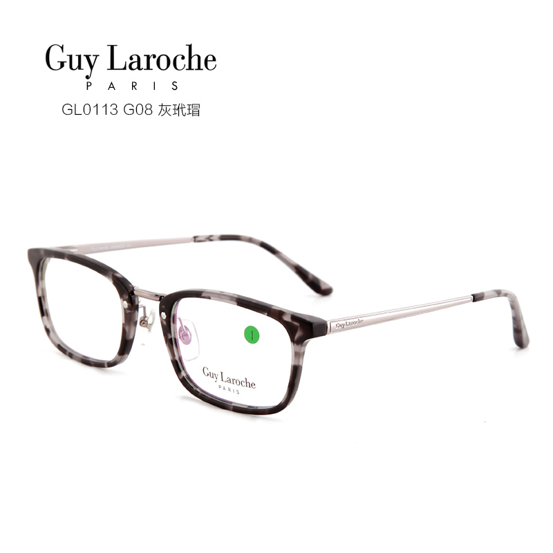 姬龙雪 GL0113 男士 眼镜框 G08灰玳瑁