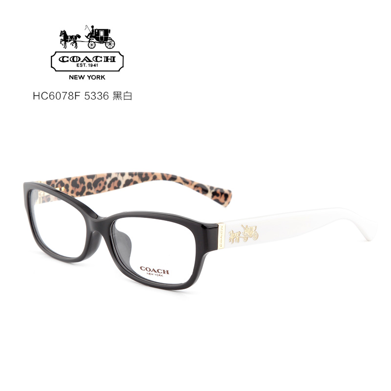 蔻驰 HC6078F 女士 眼镜框 5336黑白