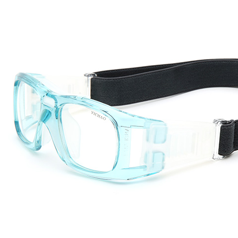 亿超 注塑 眼镜框 透明蓝色 户外运动护目镜男女款 SP0866TL