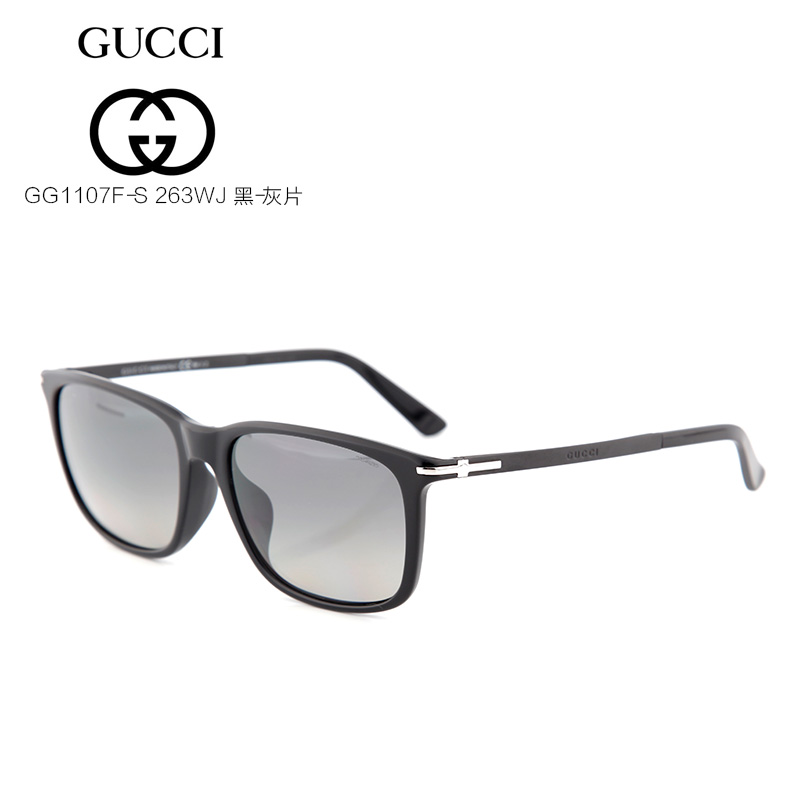 古驰 GG1107/F/S 男女通用 太阳镜 黑263WJ