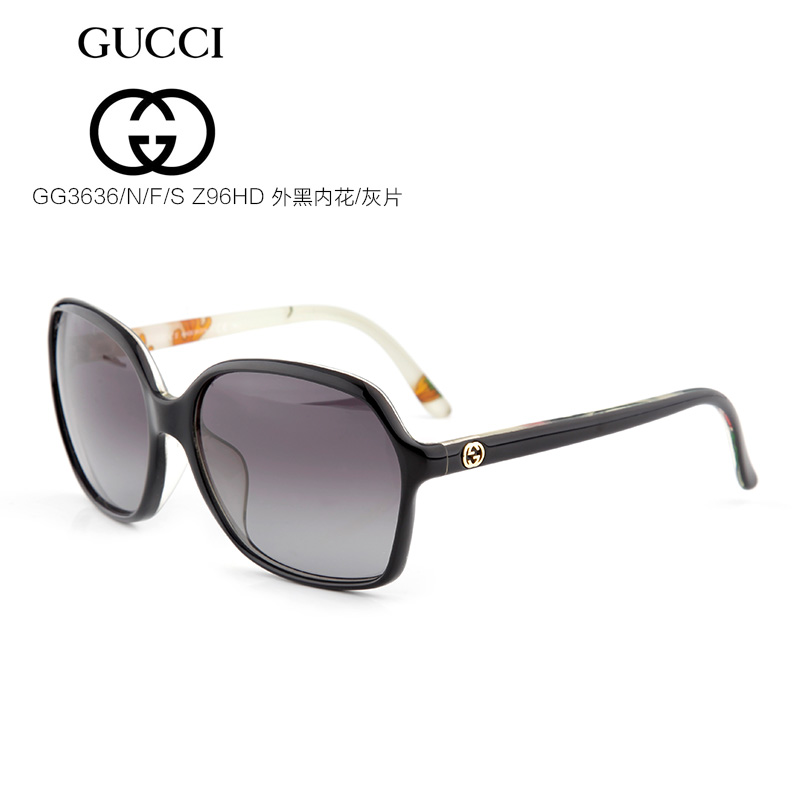 古驰 GG3636/N/F/S 女士 太阳镜 黑Z96HD