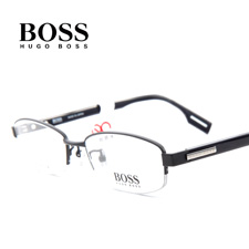 boss6560j黑色10G钛+板材休闲男士近视眼镜架