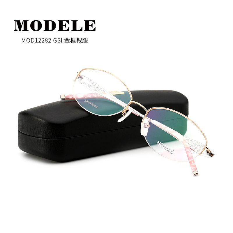 MODELE MODELE12282 女士 眼镜框 GSI金银腿