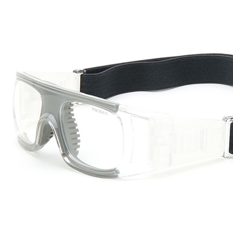 亿超 注塑 眼镜框 透明灰色 运动护目镜男女款 SP0862TH