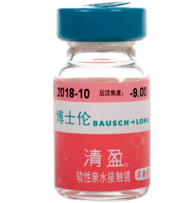 博士伦水灵清盈年抛型一片装