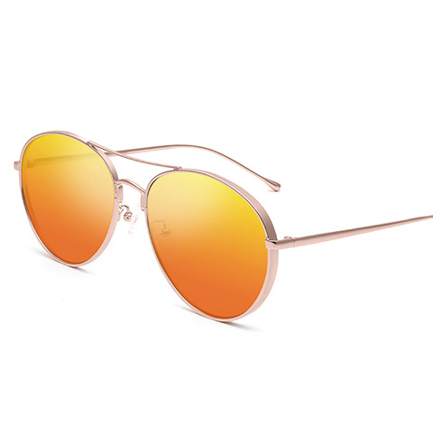 亿超 合金 遮阳太阳镜 金/炫彩桔 时尚男女通用 YC21805C03
