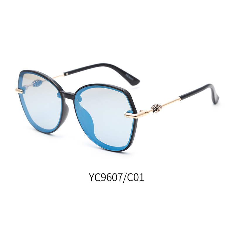 亿超全框黑色偏光太阳镜YC9607