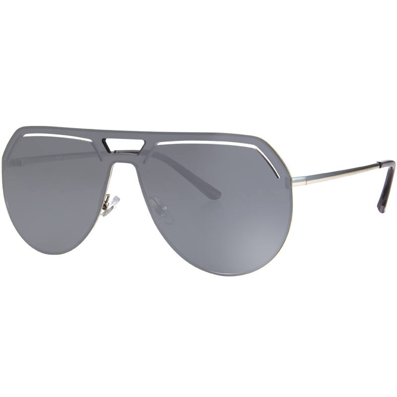 亿超网红新款太阳镜男时尚复古墨镜 男女通用YC2205C02映月黑