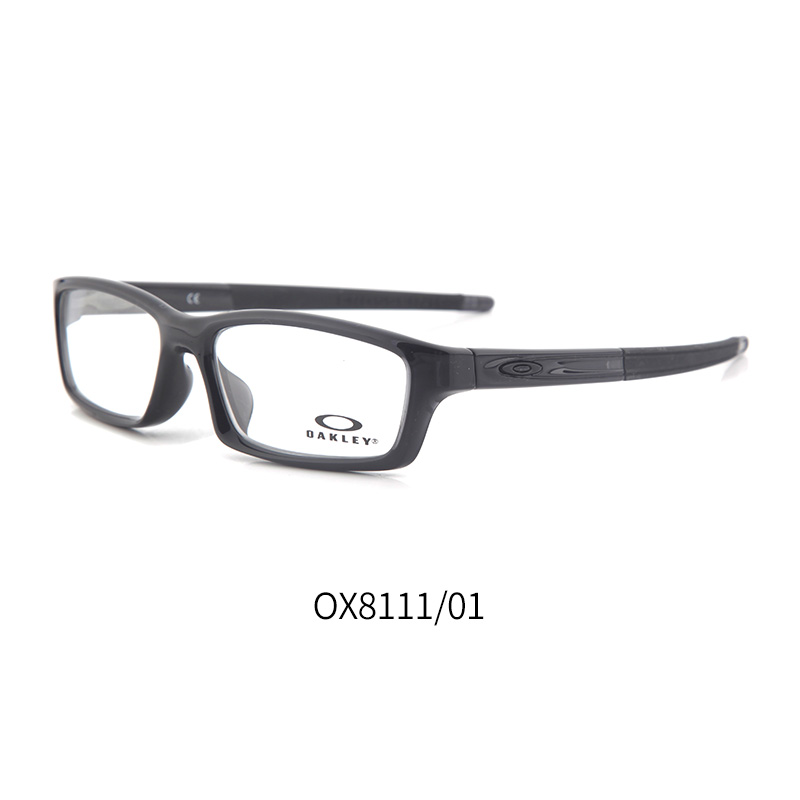 欧克利 OX8111 男士 眼镜框 01亮黑