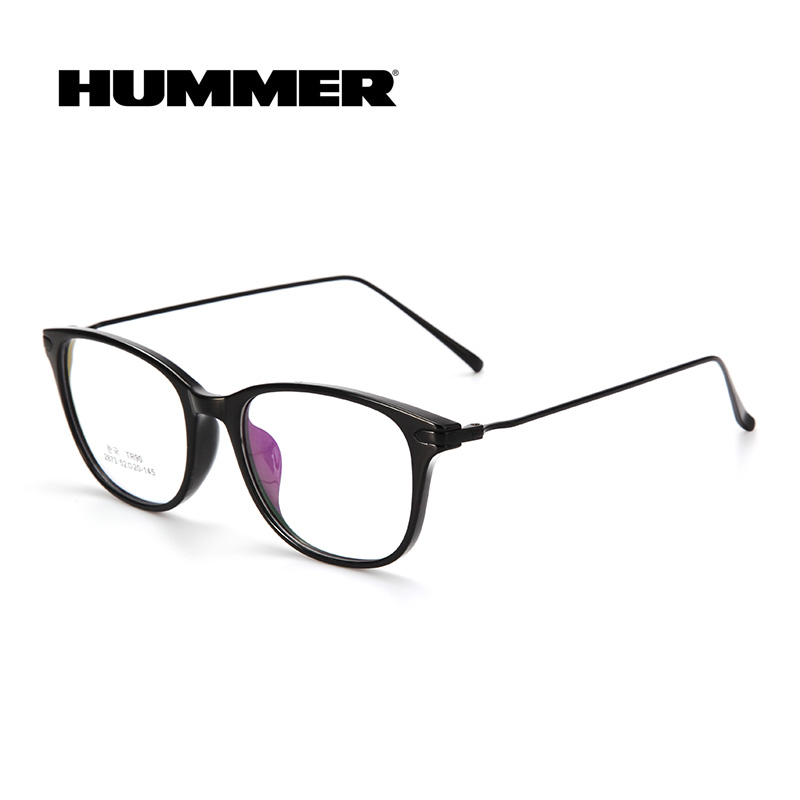 H2hummer2873注塑眼镜架 黑色C1a 男女同款眼镜