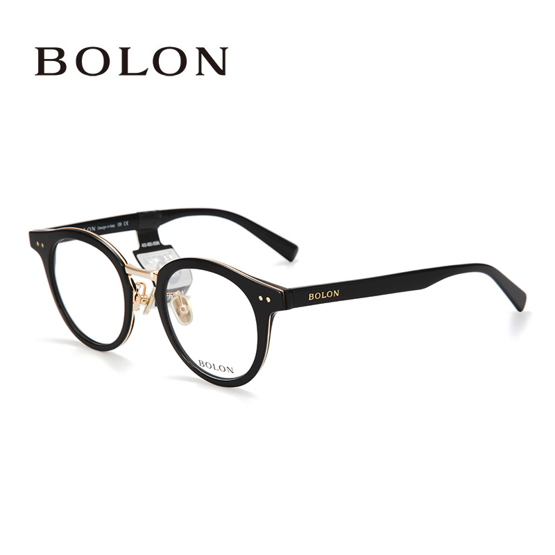 暴龙 BJ6006 男女通用 眼镜框 B10黑金