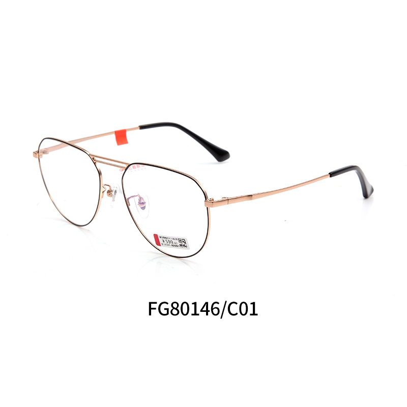 亿超FG80146c1黑玫瑰金男女通用潮款全框