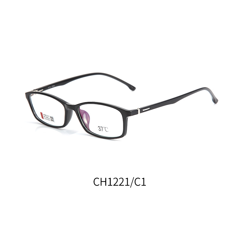 37度CH1221C1亮黑女士休闲全框