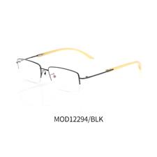 莫德MOD12294BLK黑色男士商务半框