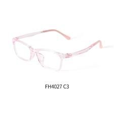亿超青少年注塑FH4027透明粉C3眼镜架