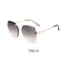 亿超精品太阳镜7095 C4仿K金/上青茶下粉片