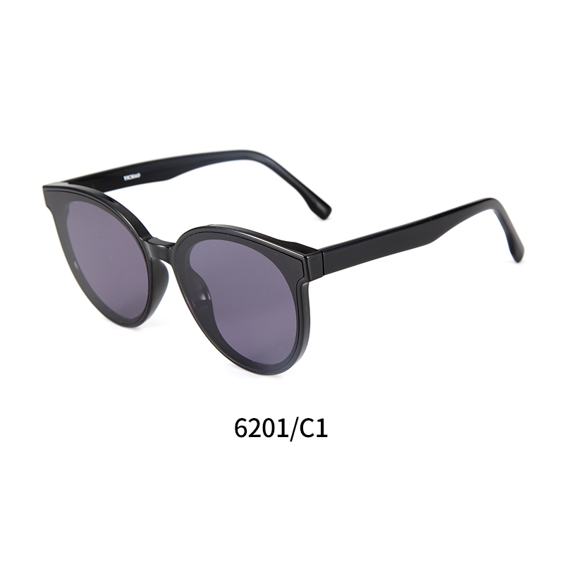 亿超精品太阳镜6201 C1黑框蓝灰片
