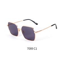 亿超精品太阳镜7089 C1玫瑰金框蓝灰片