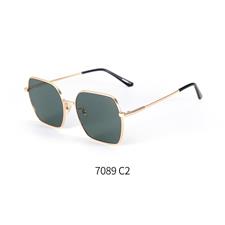 亿超精品太阳镜7089 C2仿K金框绿片