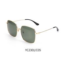亿超精品太阳镜YC2301 C05金框绿片