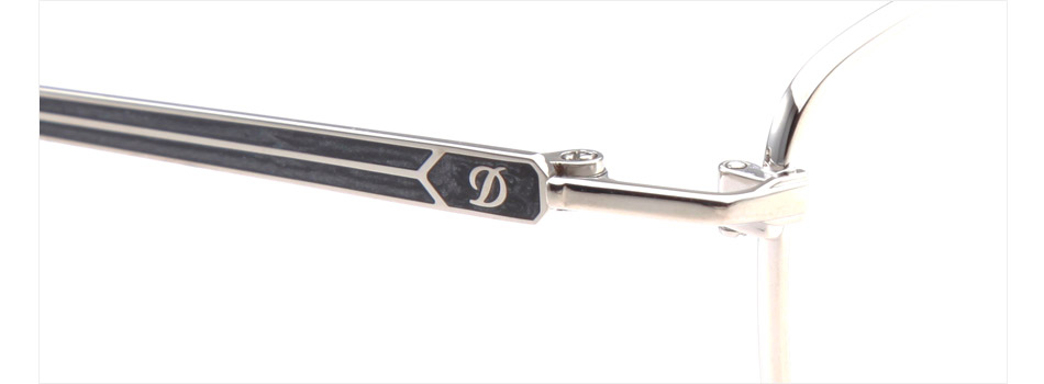 都彭dp-2007银色c2纯钛商务男士大码近视镜架