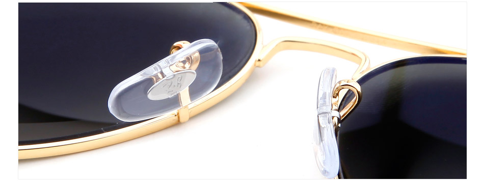 雷朋rb3025 男女通用 太阳镜 001/58金框墨绿片(偏光)_亿超眼镜官网