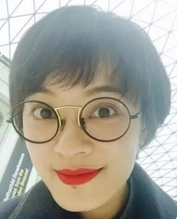 孙俪圆框眼镜
